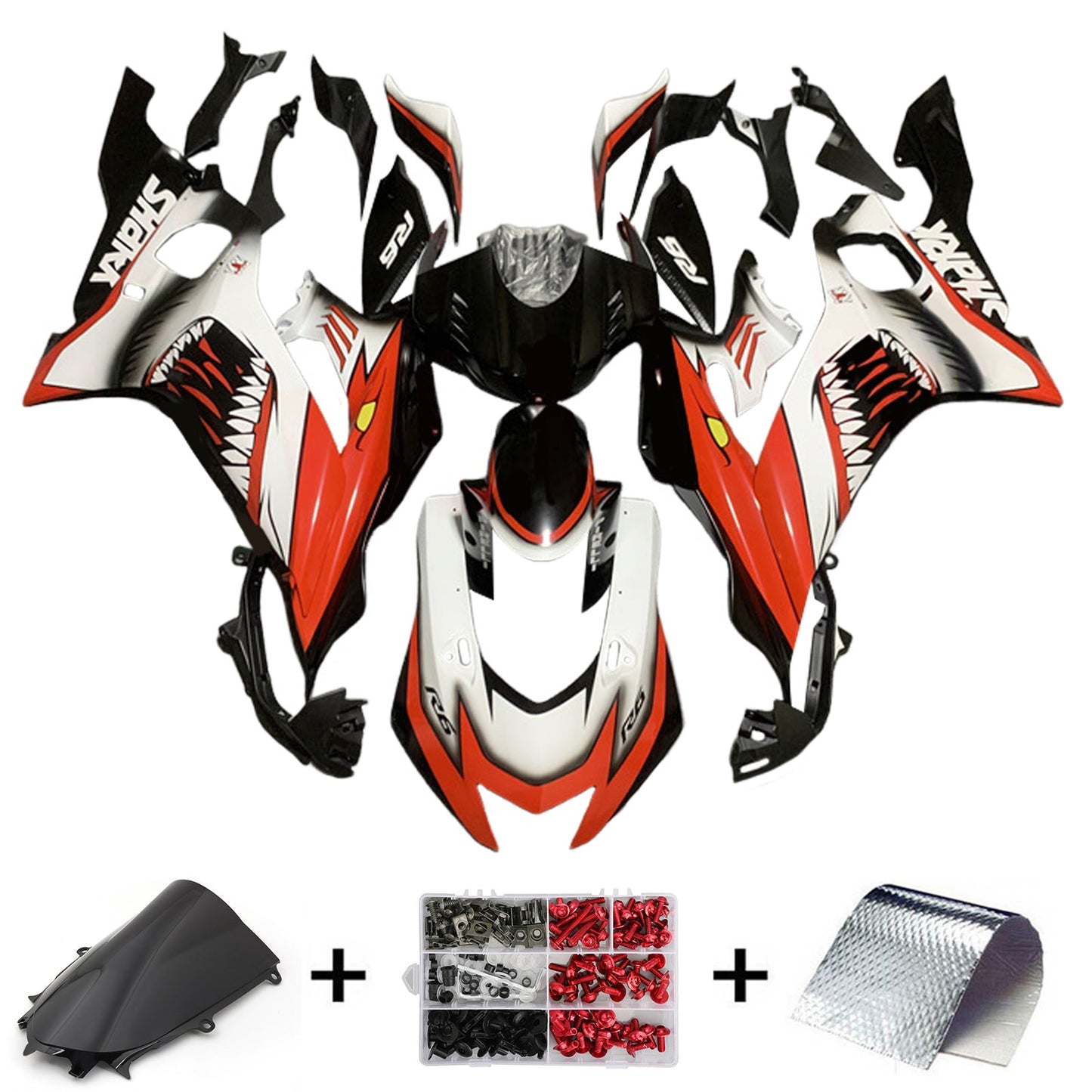 2017-2023 Yamaha YZF-R6 Einspritzverkleidungssatz Karosserie Kunststoff ABS