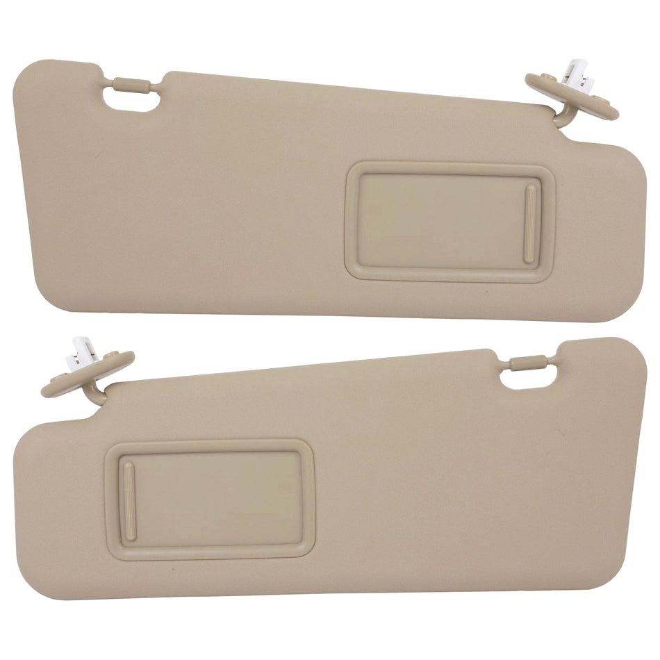 2008–2013 Für Toyota Highlander Paar Beige Sonnenblenden 74321-48490-E0/74320-48500-E0