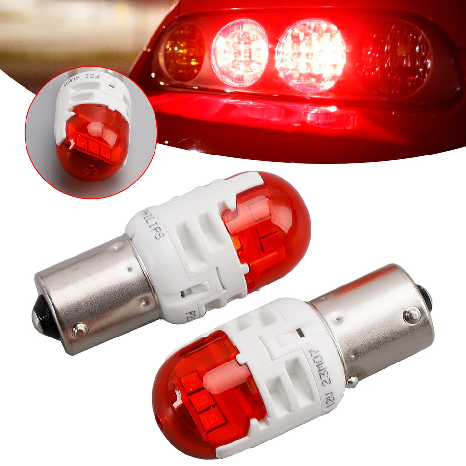 Auto Licht LED-AMBER Ultinon Pro6000 PY21W P21W 11498AU60 Für PHILIPS
