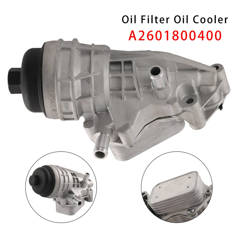 2015–2019 Für MERCEDES-BENZ GLA250 Motorölfilter-Ölkühler-Baugruppe 2601800400