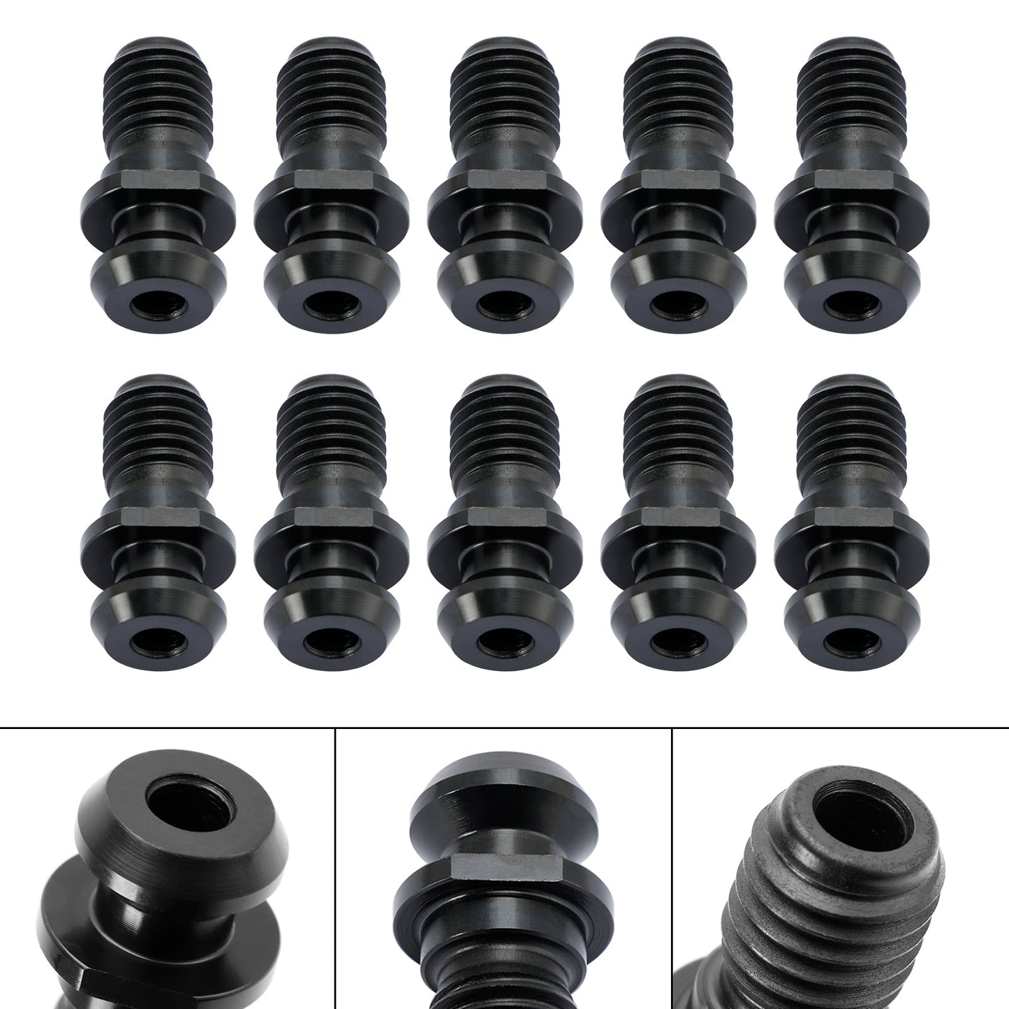 10 Stücke CAT40 45 ° 0,740 "Kühlmittel Anzugsbolzen Retention Knob Für Mazak Fadal Schwarz