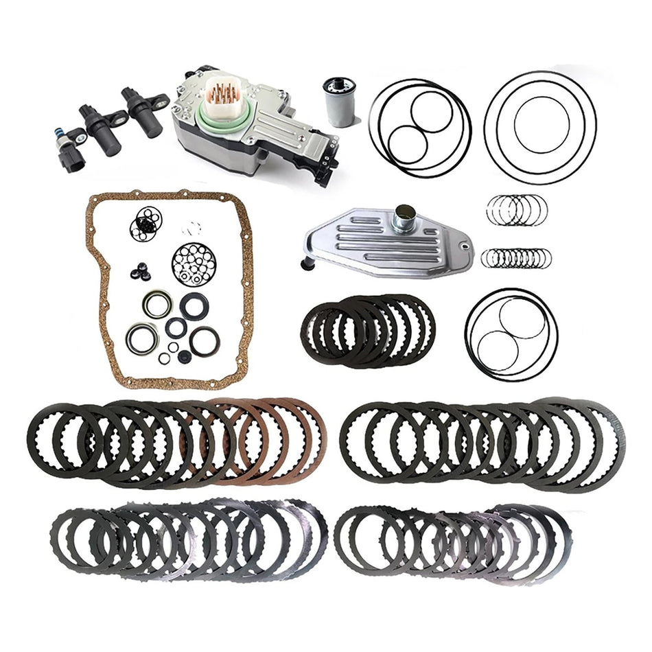 2006–2010 Dodge Ram 1500 5,7 l 4,7 l Getriebe-Reparatursatz &amp; 4WD-Filter Reibscheiben aus Stahl 45RFE 545RFE 65RFE