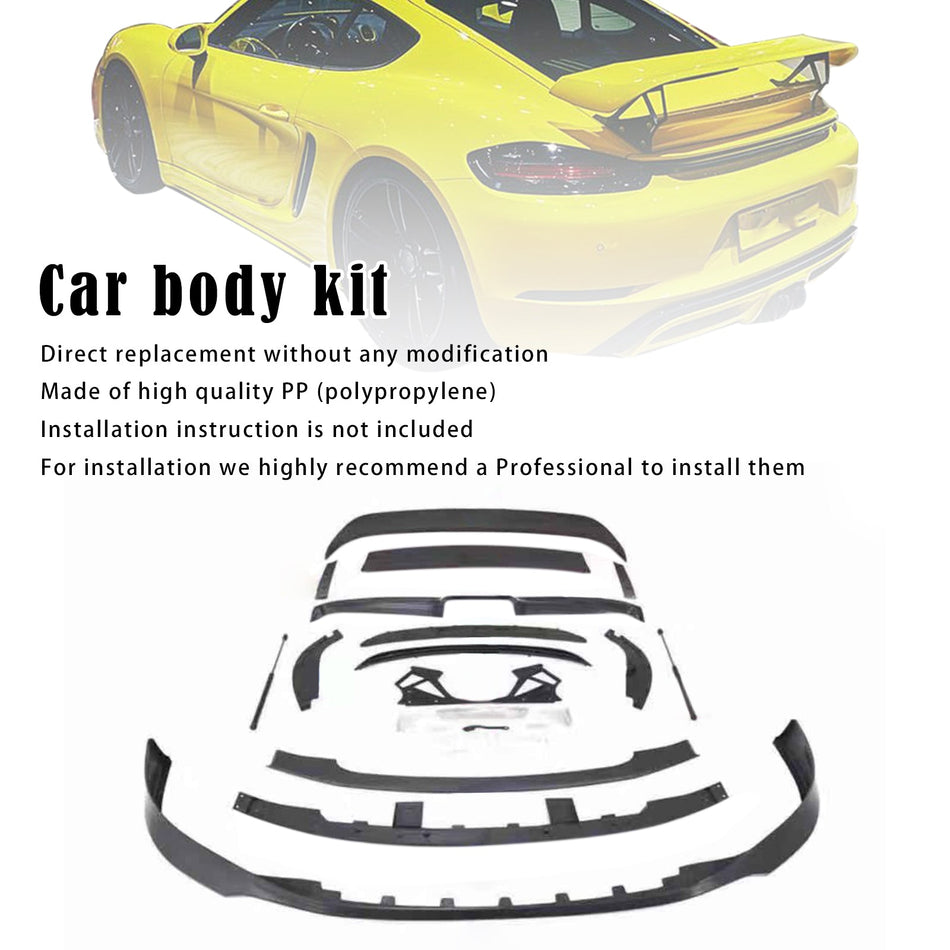 TechArt Style Bodykit-Upgrade-Sto脽stange für Porsche 718, Boxster und Cayman (2017-025)