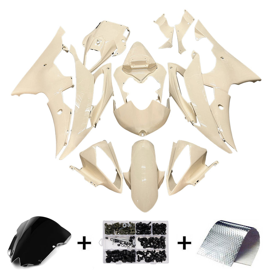 Verkleidungssatz aus ABS-Kunststoff für Yamaha YZFR6 YZF-R6 2008-2016