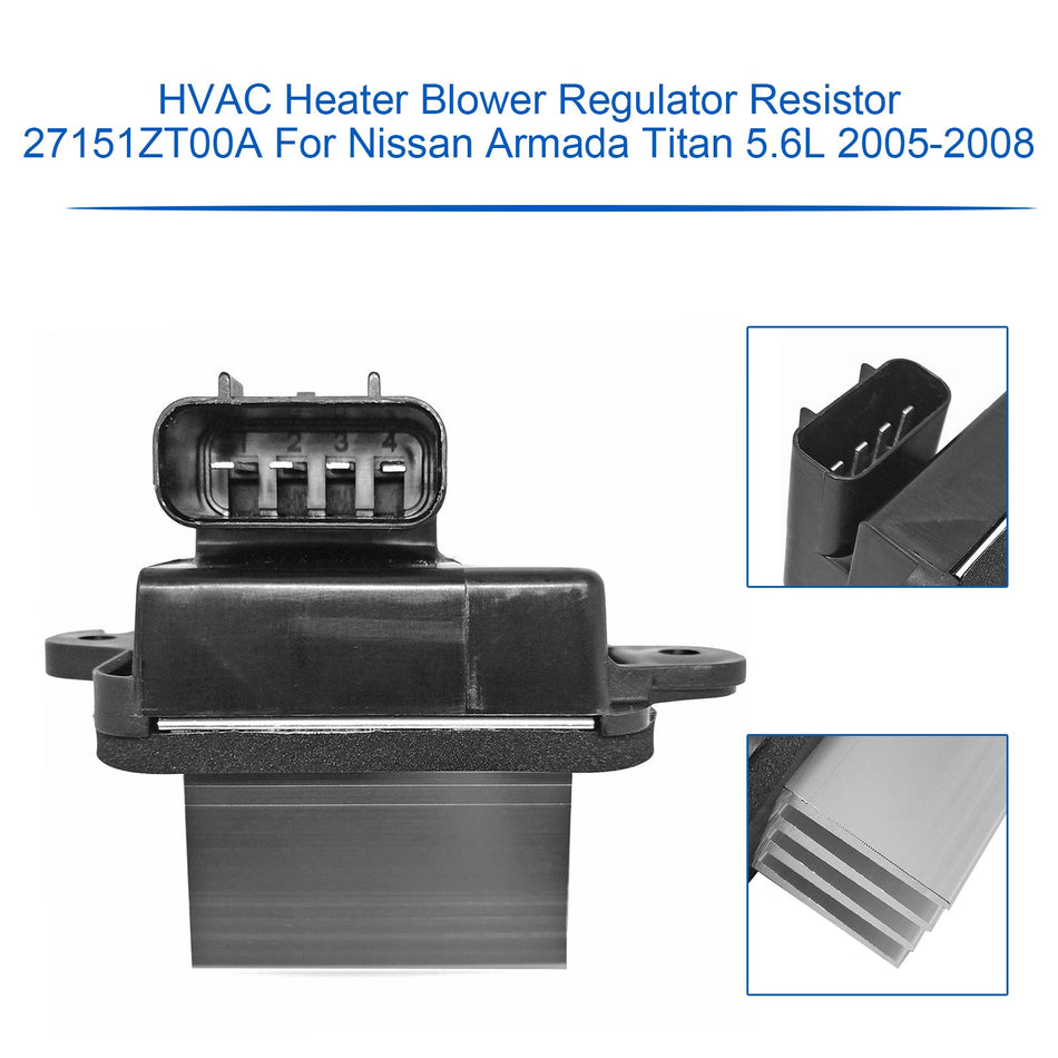 Heizungsgebläseregler-Widerstand 27151ZT00A für Nissan Armada 2005-2008
