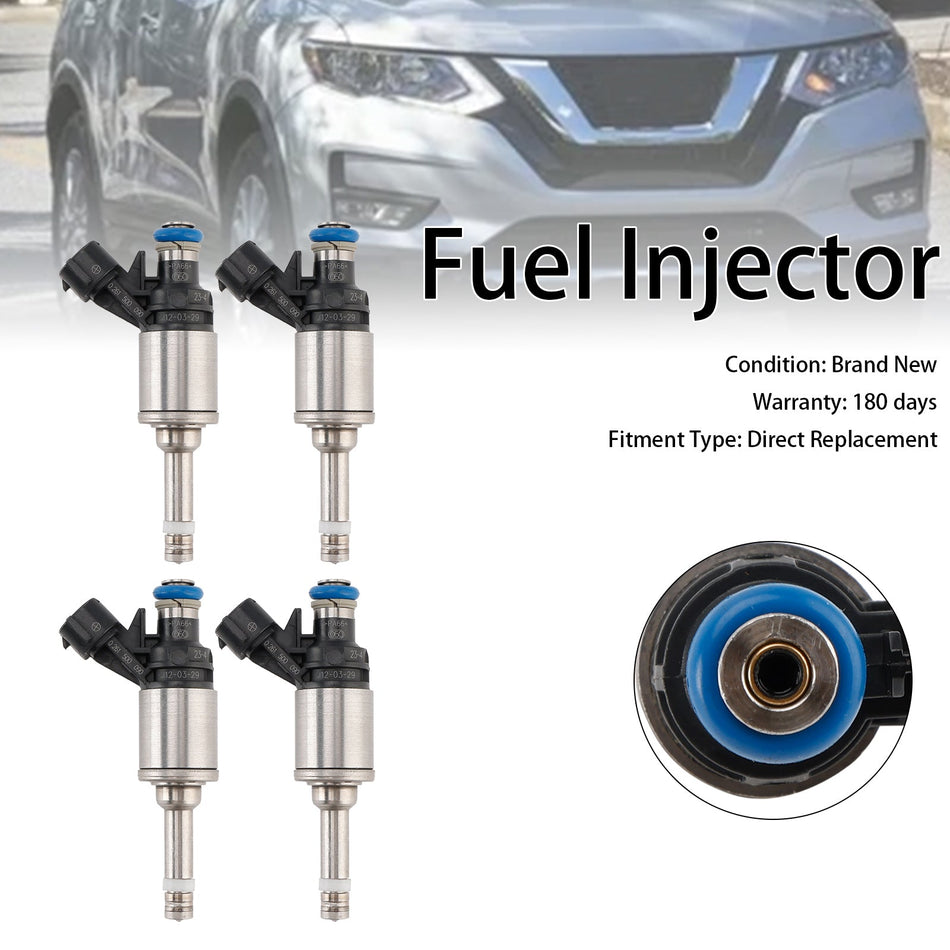 2017–2019 Nissan Rogue 2.0L 4PCS Kraftstoffinjektor 0261500090 16600-1VA0A