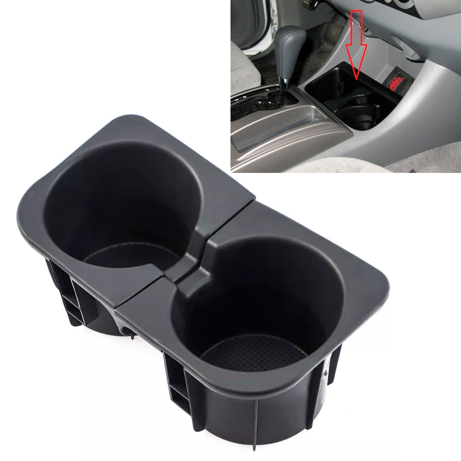 2005-2017 Toyota Tacoma 2 STÜCK Rechts + Links Schwarz Mittelkonsole Getränkehalter Einsatz