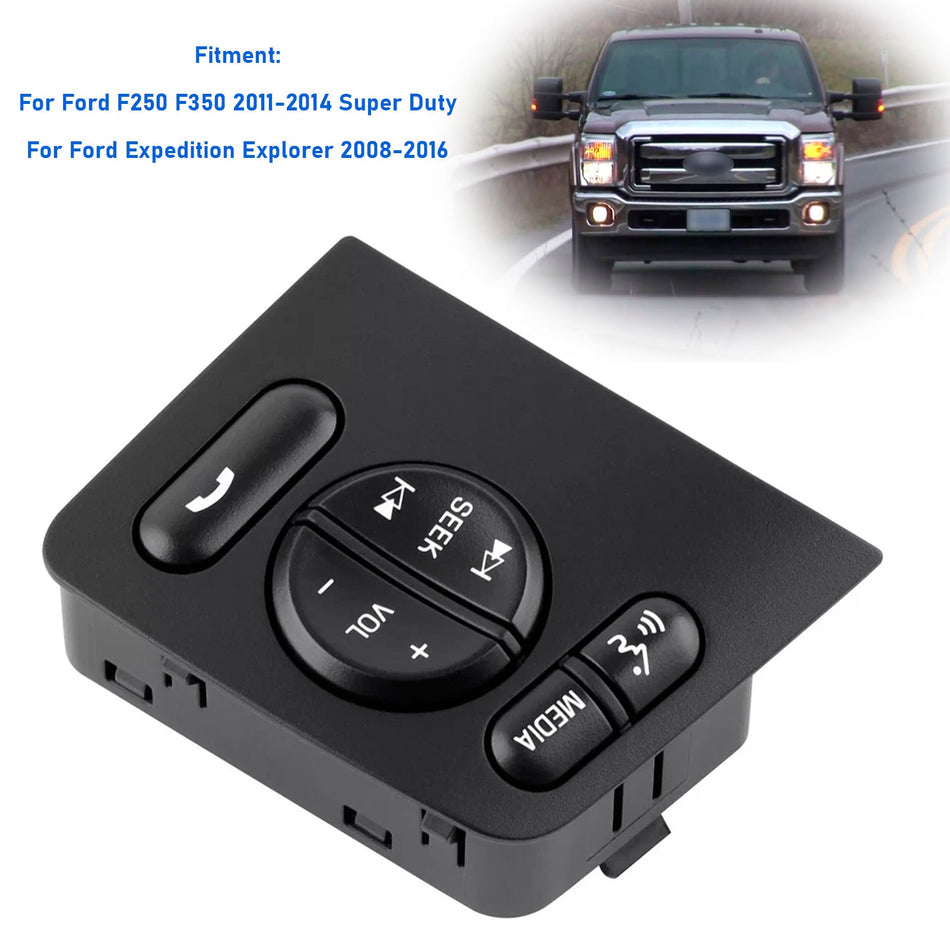 Lenkrad-Mediensteuerungstaste DC3T9E740BAW für Ford F250 F350 Super Duty
