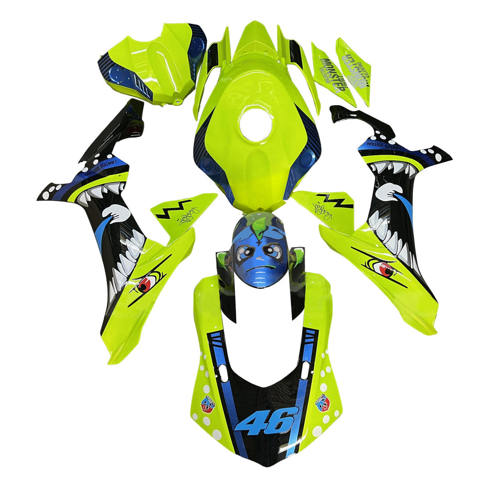 Verkleidungssatz aus ABS-Kunststoff für Yamaha YZFR1 YZF-R1 2015-2019