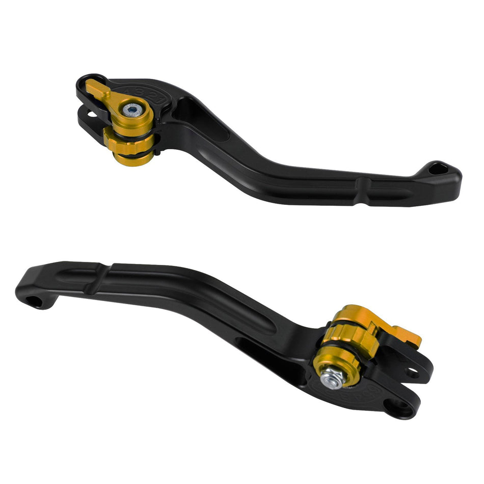Neuer kurzer Kupplungs- und Bremshebel passend für Suzuki GSF650, GSXR1300, DL1000, Gold