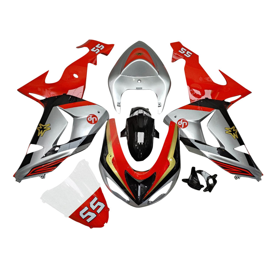Injection Verkleidung Kit Karosserie Kunststoff ABS fit Für Kawasaki ZX10R 2006-2007