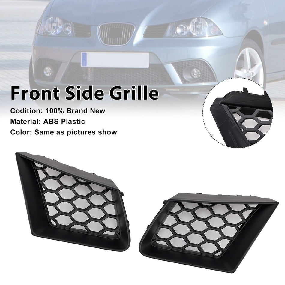 2002–2009 Seat Ibiza Cordoba 6L 2 Stück Waben Kühlergrill FR