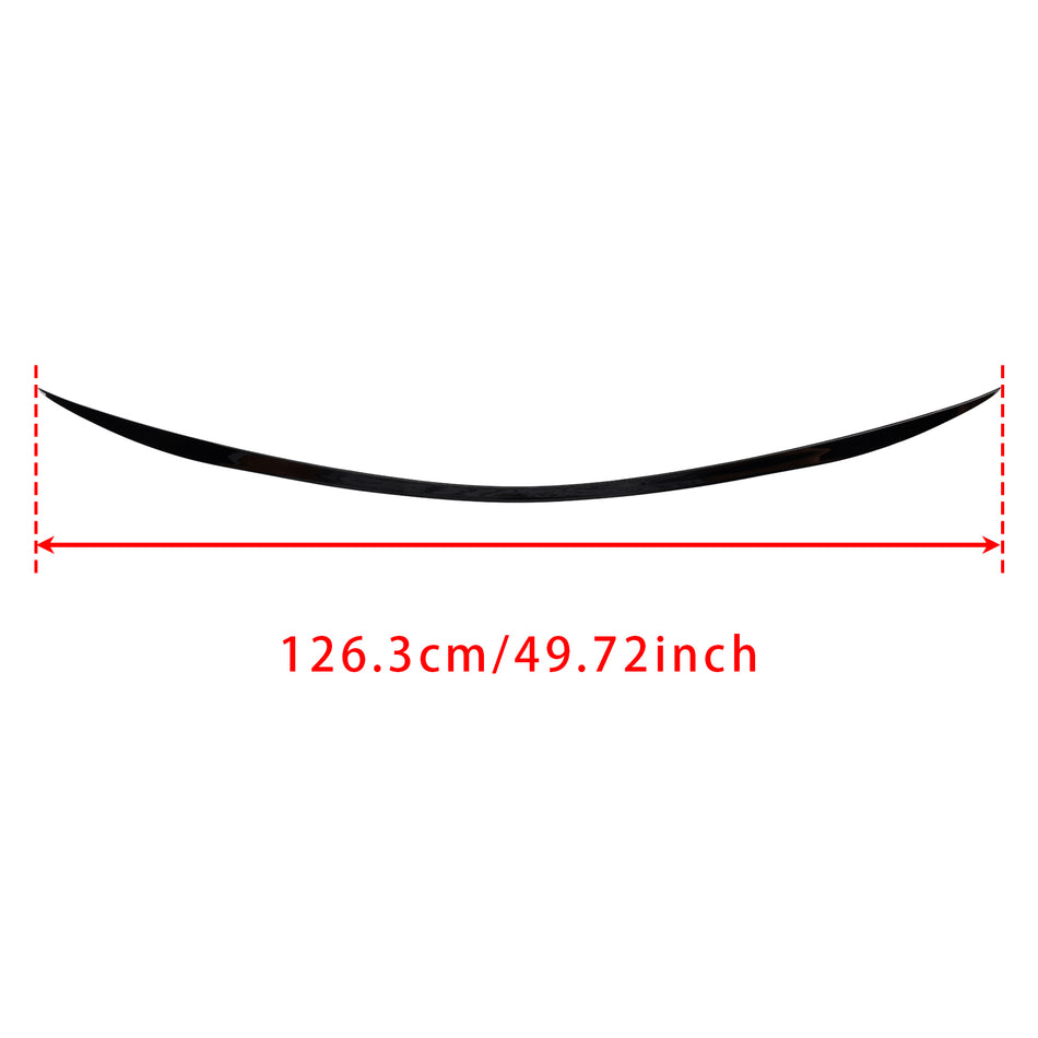 Schwarz Glänzender Heckspoiler Für Mercedes-Benz W205 14-21 AMG C63 Style
