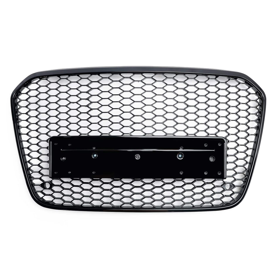 RS6 Style Honeycomb Front Bumper Grille Grill Für Audi A6 C7 S6 2012-2015