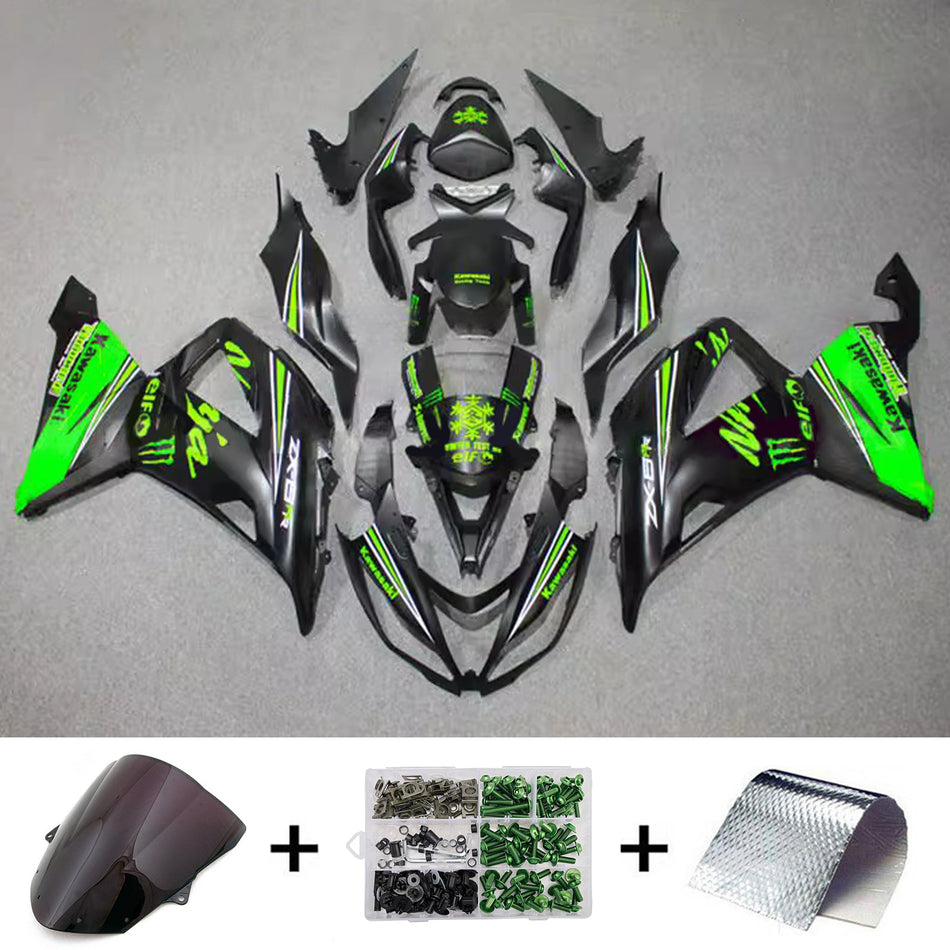 Verkleidungssatz aus ABS-Kunststoff, passend für Kawasaki ZX6R 636 (2013–2018)