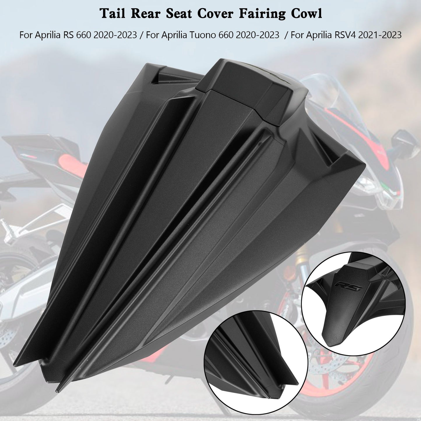 Capot de protection de siège arrière pour Aprilia RS 660 Tuono 660 RSV4 2020-2023