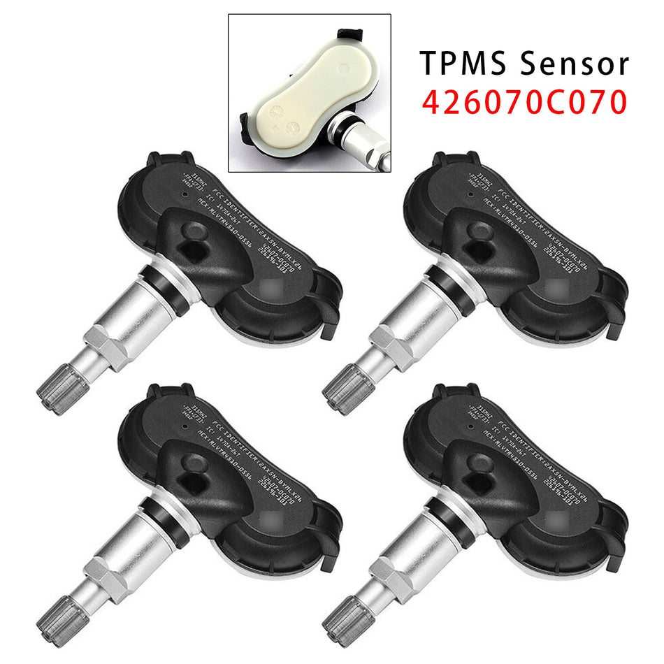 4x TPMS Reifendrucksensor für Toyota Sequoia Tundra Sienna 07-20 426070C070
