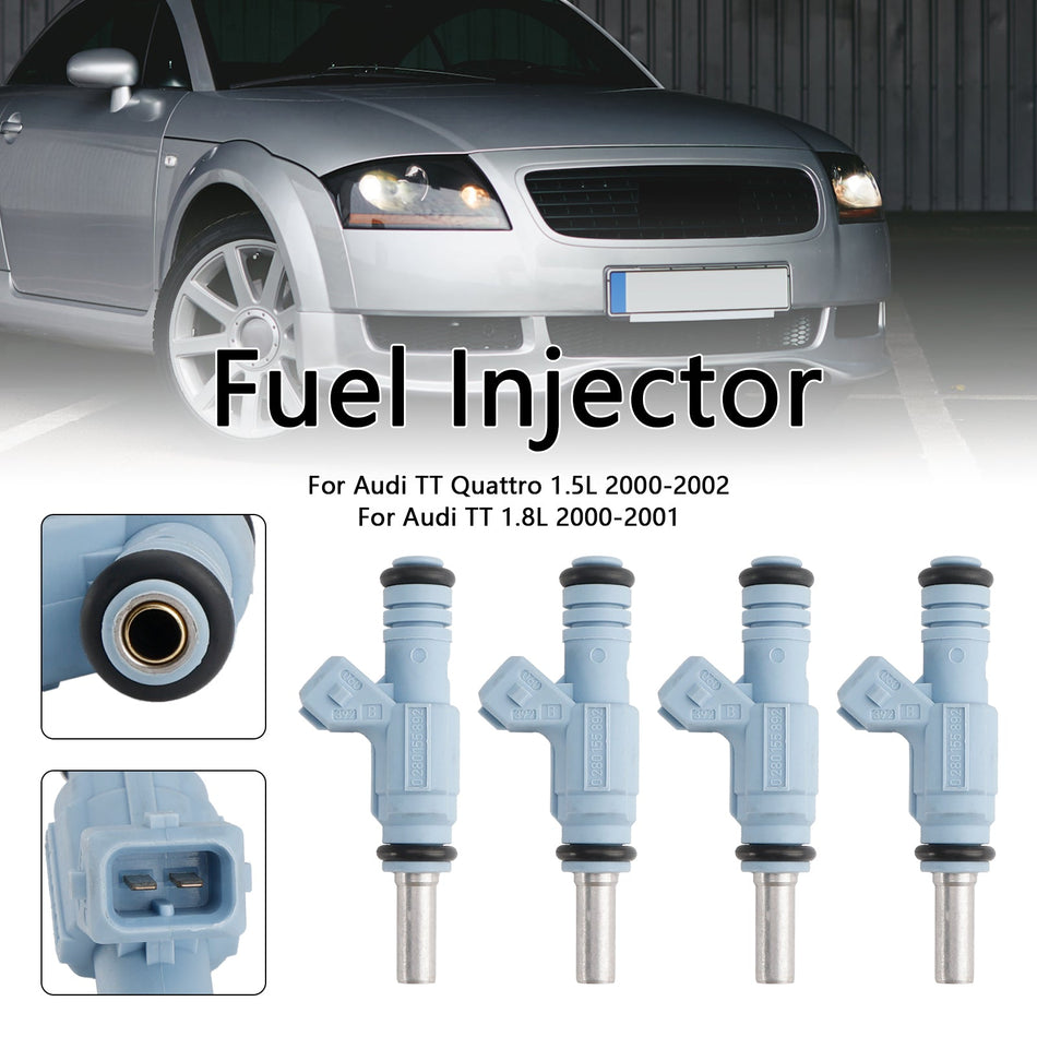4 STüCKE Kraftstoffinjektor 0280155892 Passend für Audi TT Quattro 1.5L 2000-2002 0280155893