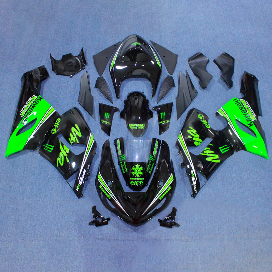 Verkleidungssatz aus ABS-Kunststoff, passend für Kawasaki ZX6R 636 (2005-2006)