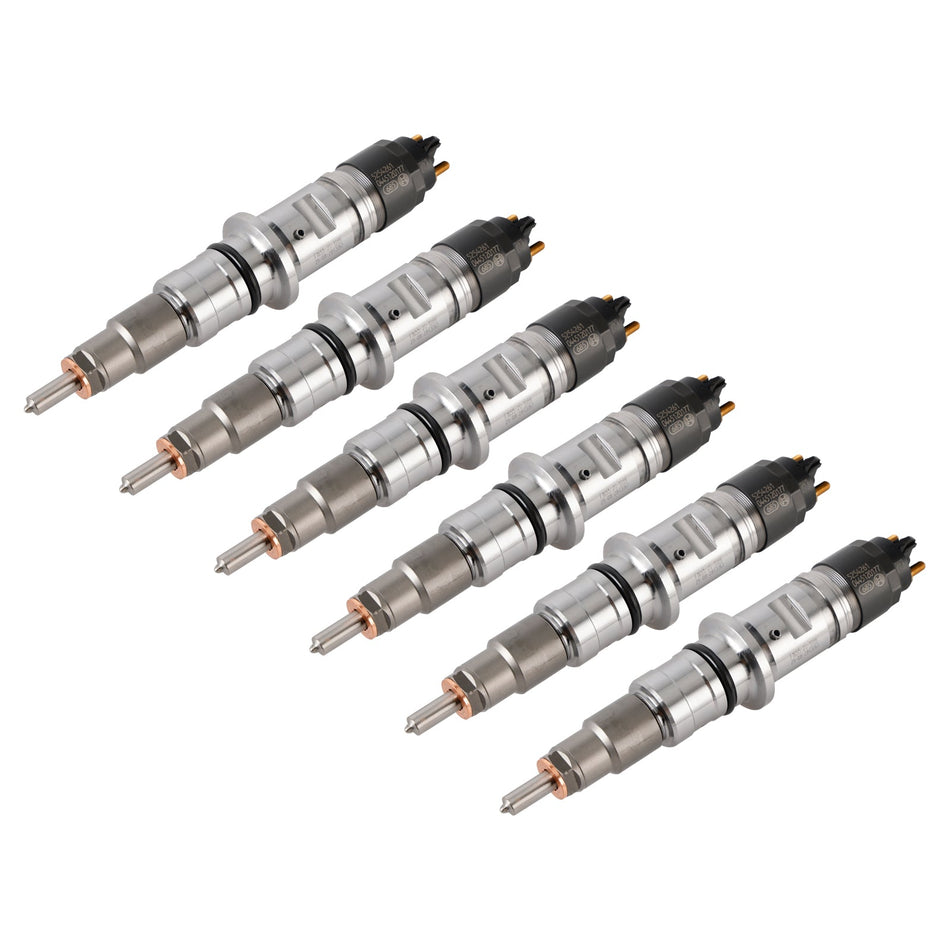 6 Stück Einspritzdüsen für Cummins ISB 6.7L QSB 4.5L 6.7L 5254261 0445120177