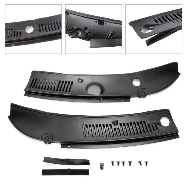 1999-2004 Ford Mustang Base, Coupe/Cabrio Scheibenwischer Fensterverkleidung Kühlergrill rechts und links 3R3Z6302228AAA