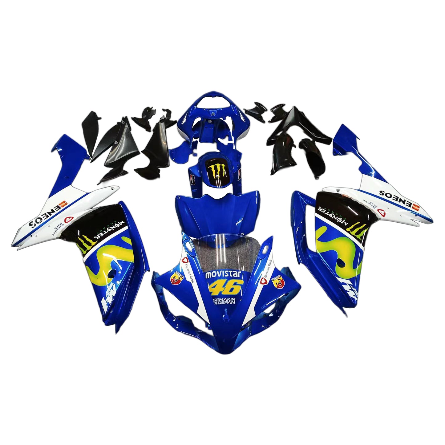 Injection Fairing Kit Bodywork Plastic ABS fit For Yamaha YZF-R1 2007-2008