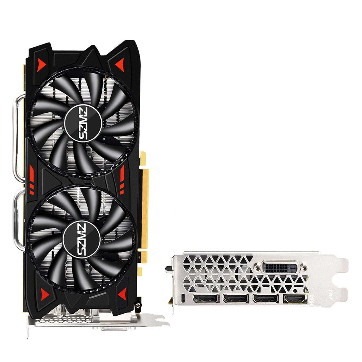 RX580 8G Unabhängige Grafikkarte Dual Fans Desktop Computer Beleuchtung Karte