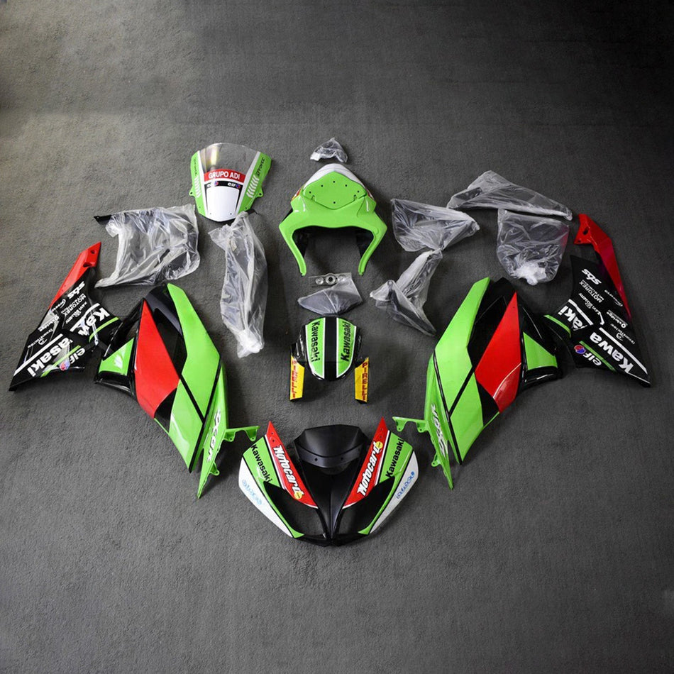 Verkleidungssatz aus ABS-Kunststoff, passend für Kawasaki ZX6R 636 2009-2012