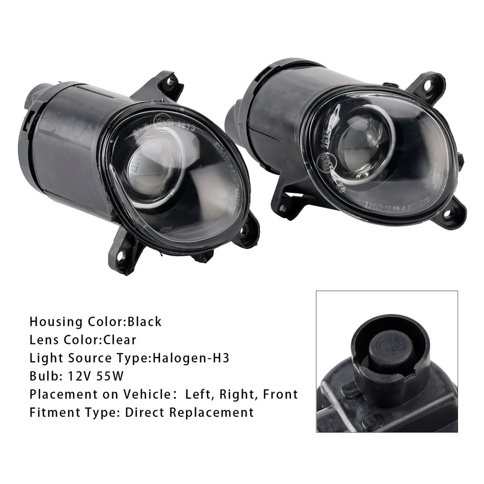 2001-2005 Volkswagen PASSAT 3BG B5 Paar Frontstoßstange Fahren Nebelscheinwerfer Lampen