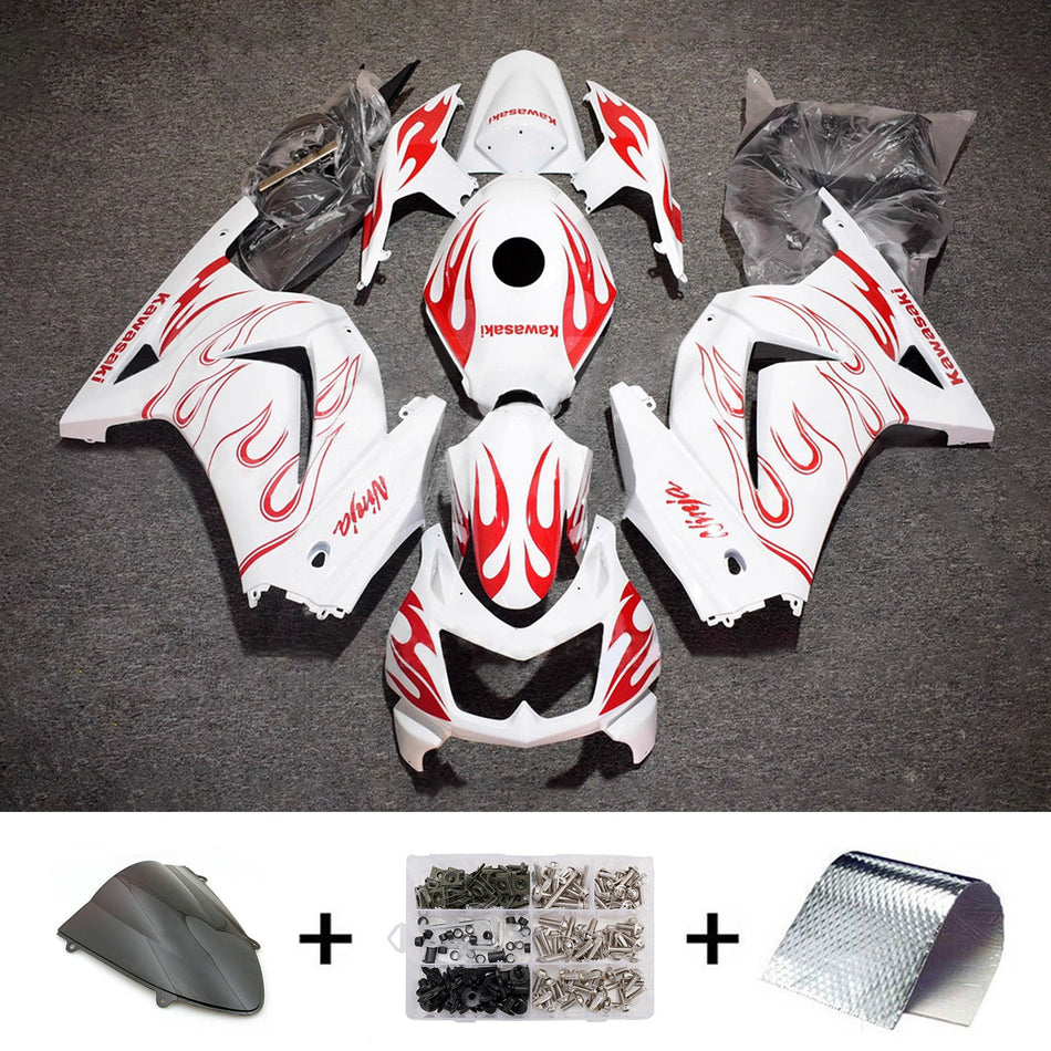 Verkleidungssatz aus ABS-Kunststoff, passend für Kawasaki EX250 Ninja250R 2008-2012