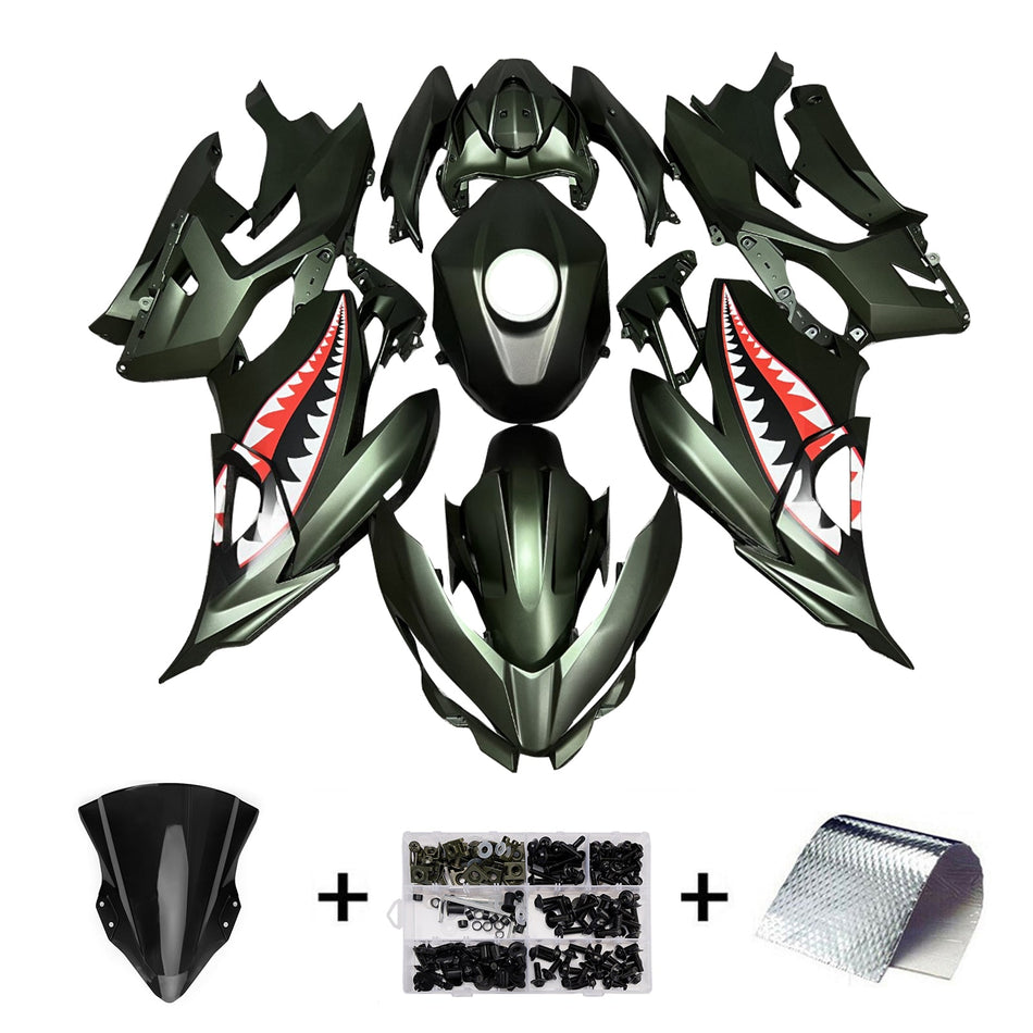 Injection Verkleidung Kit Karosserie Kunststoff ABS fit Für Kawasaki EX400 Ninja400 2018-2024