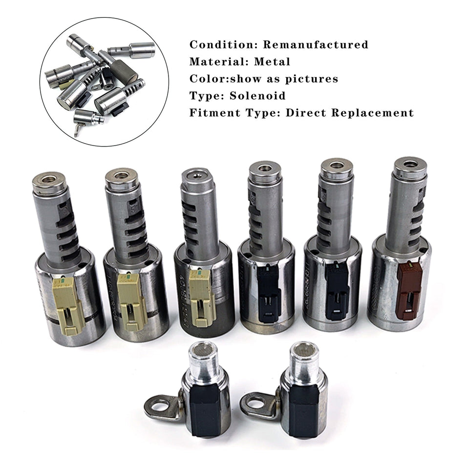 Citroen Volvo Fiat Peugeot Renault 8-teiliges TF80-SC TF81-SC AF40-6 AWF21 AF40 Getriebe-Magnetschalter-Kit