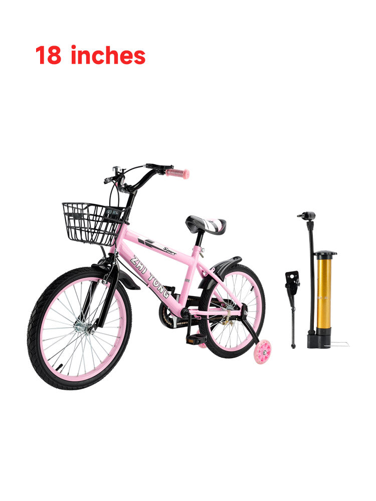 18" Kinderfahrrad Verstellbarer Sitz mit Hilfsrad