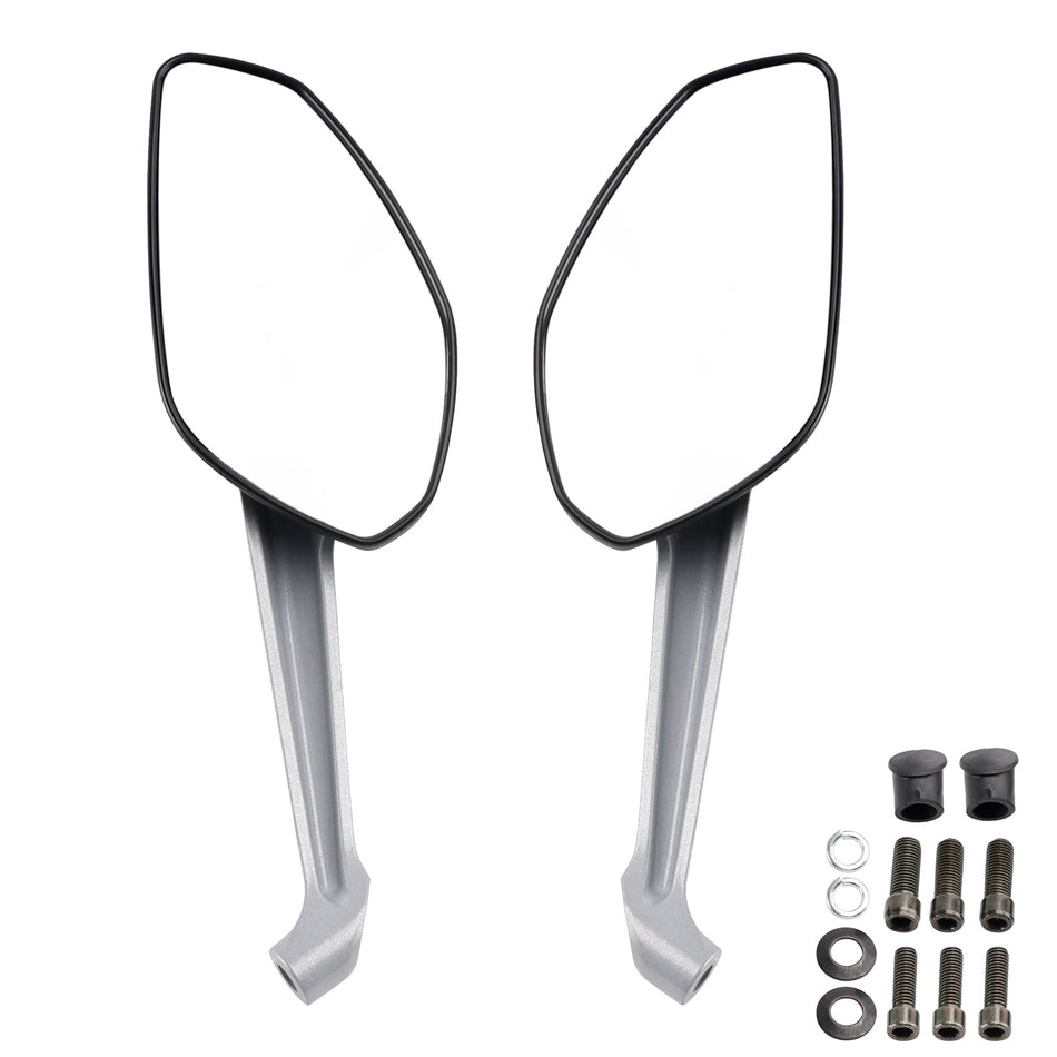 SCHWARZES PAAR RÜCKSPIEGEL FÜR DUCATI MONSTER 797 821 STRIPES 1200 S 2014-2017