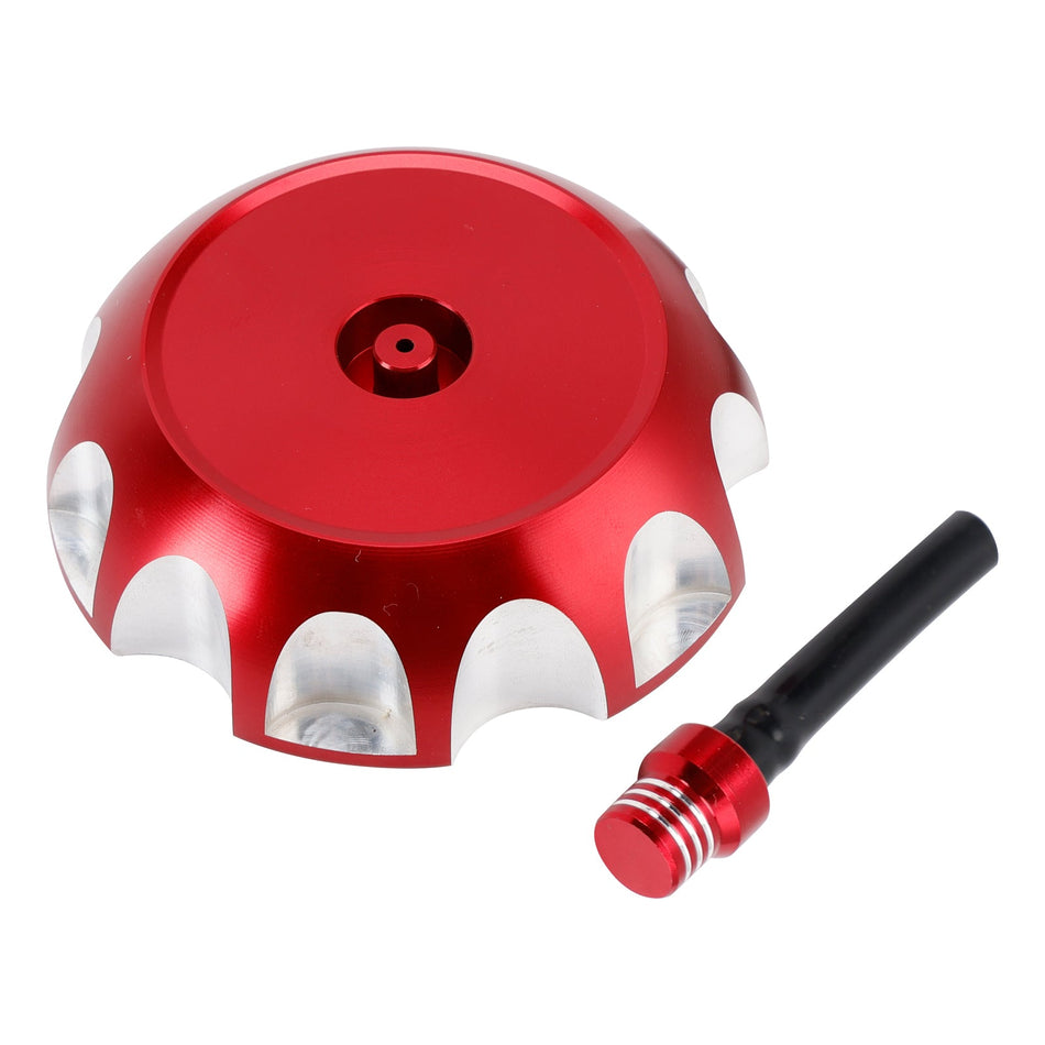 Aluminium-Tankdeckel mit Entlüftung, rot, für Yamaha Raptor YFM 250/350/660R YFZ450