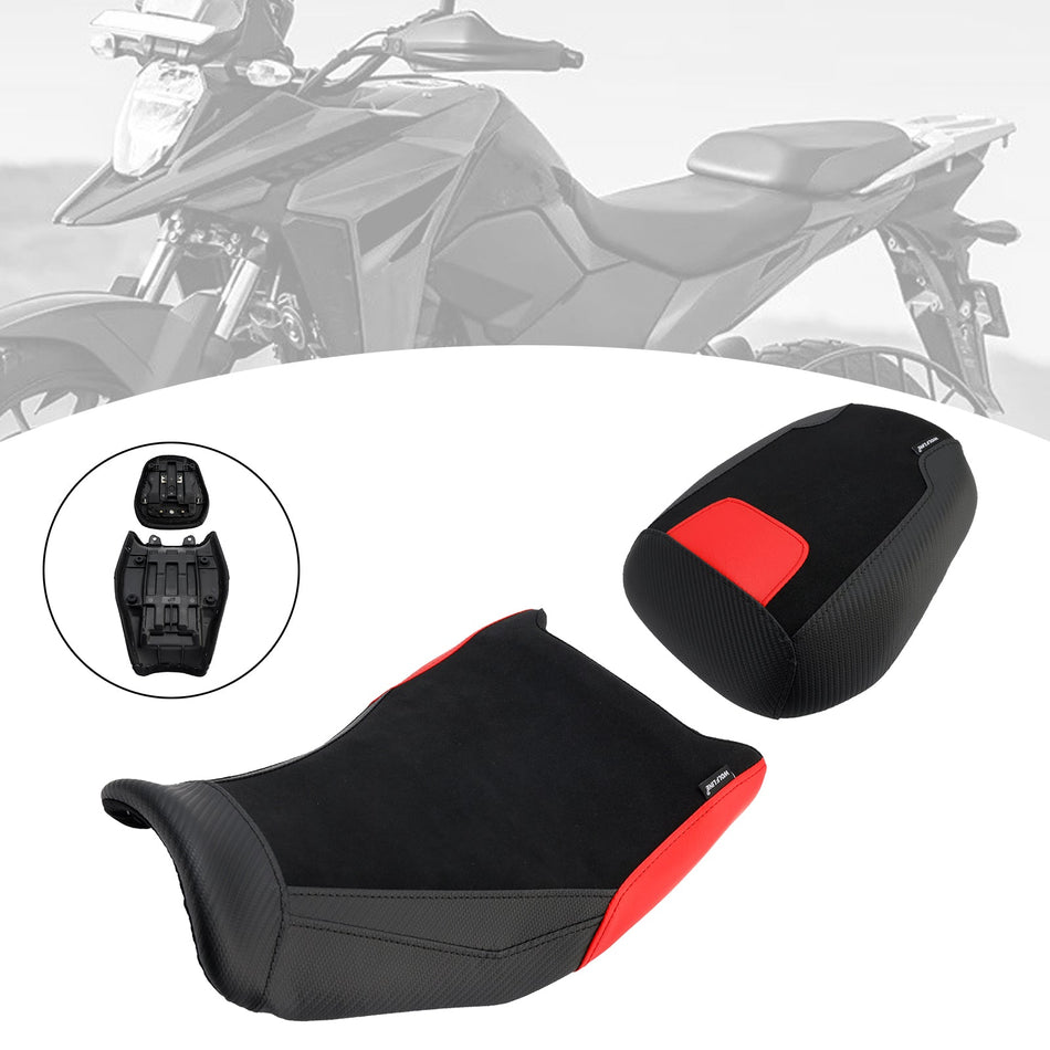 2024-2025 Für Suzuki V-Strom250Sx Front- und Heck-Raider-Soziussitz-Unterbausatz Rot
