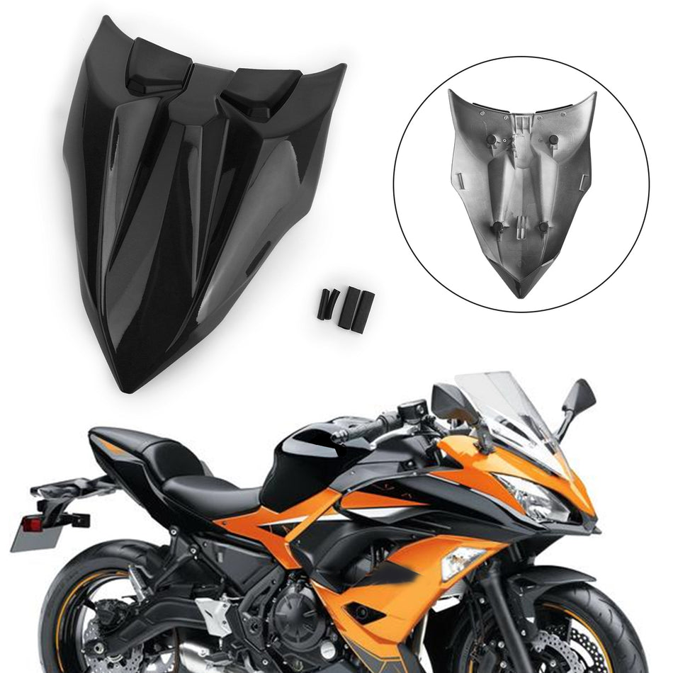 Motorcycle Rear Seat Fairing Cover Cowl For Kawasaki Z650 Ninja 650 17-23 Black