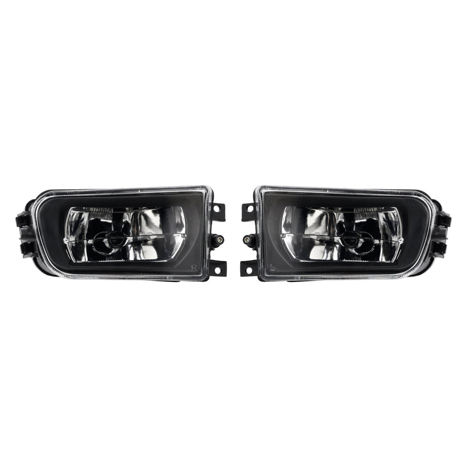 Paar Front Stoßstange Nebel Licht Lampe Gehäuse Shell Für BMW E39 5-Serise 1995-1998