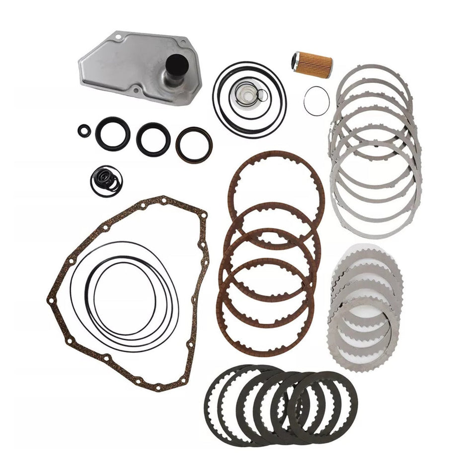 2013–2015 Mitsubishi Lancer L4 1,5 l 1,6 l Getriebe Master Rebuild Kit &amp; Riemenscheibe mit Riemen JF015E RE0F11A 29T