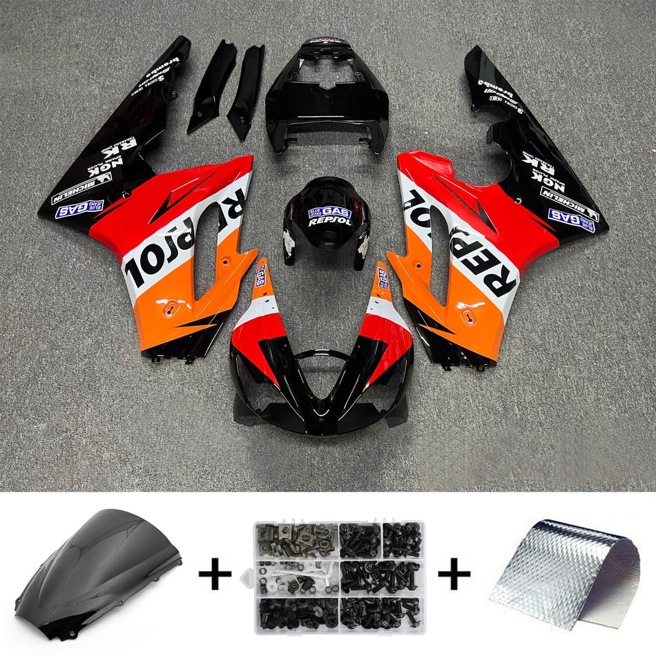 2006-2008 Triumph Daytona 675 Einspritzverkleidungssatz Karosserie Kunststoff ABS