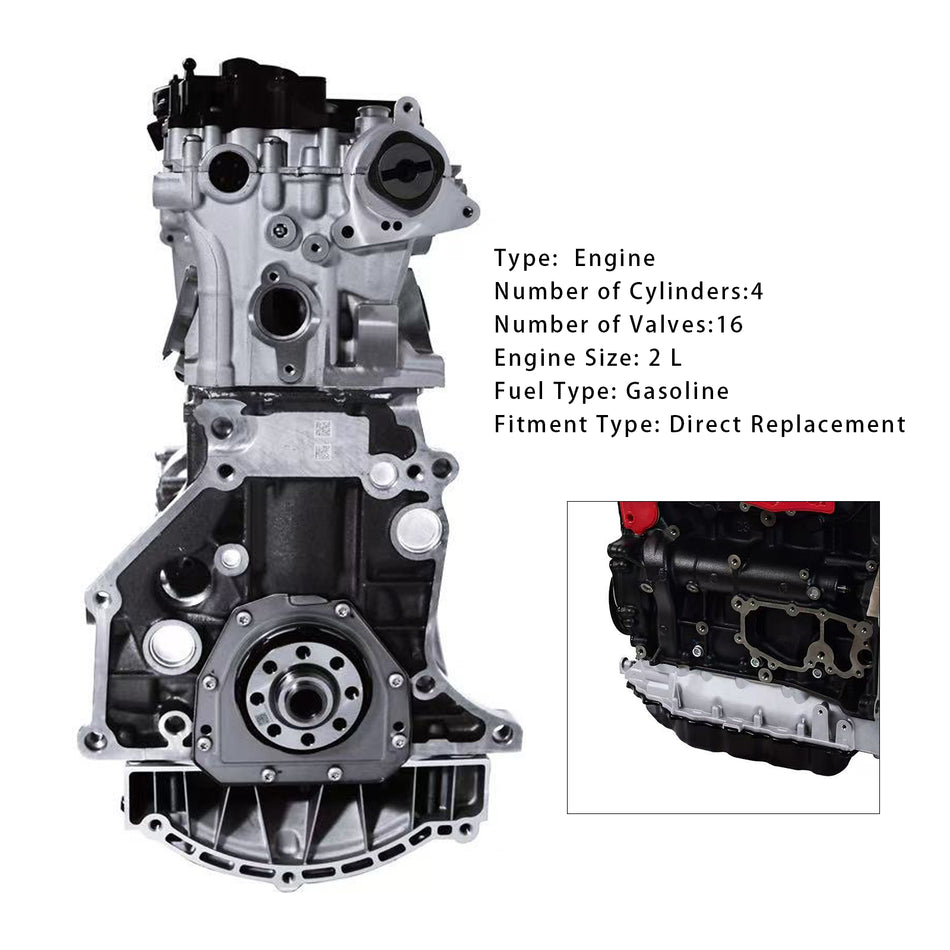 New EA888 Gen2 CCZ 4-Cylinder Engine Für Volkswagen CC 2.0L Turbo 2013-2017