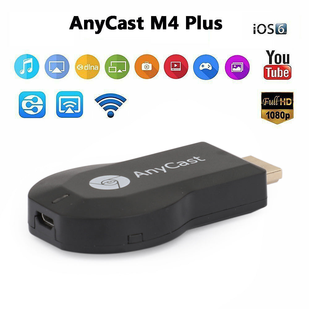 4K M4+ Air Play HD TV Stick WIFI Empfänger Anzeigen Dongle Streamer