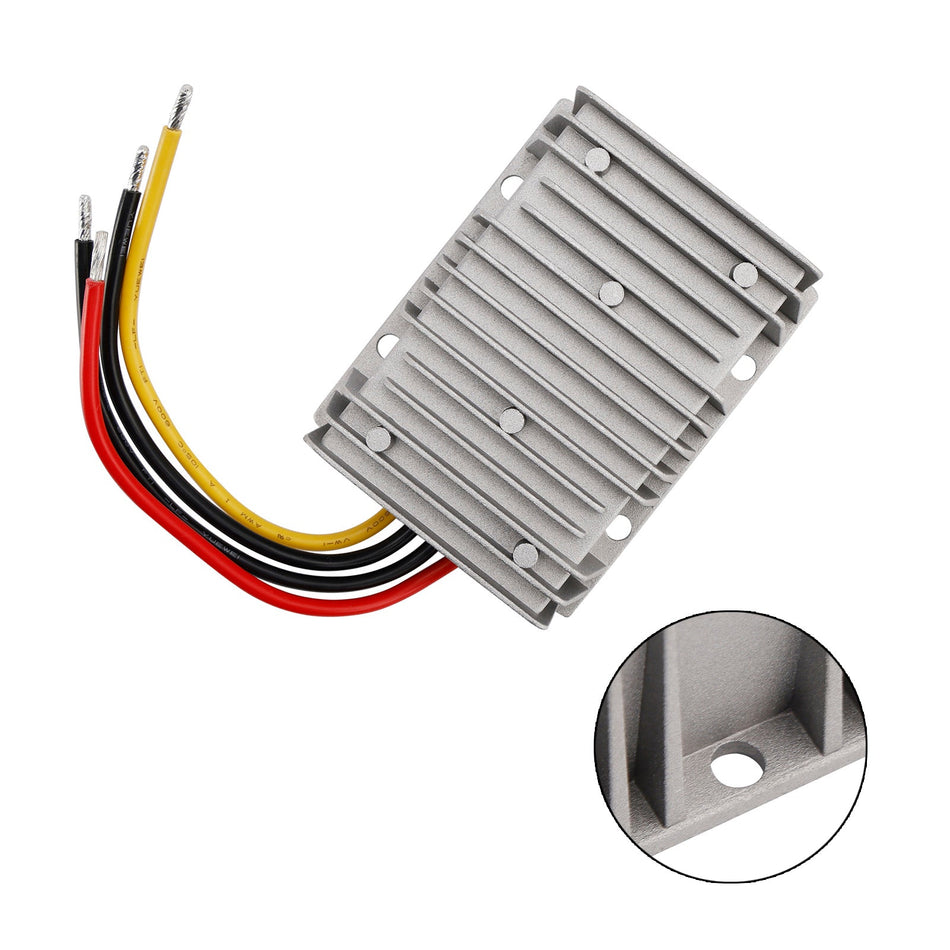 6-32V bis 12V 25A DC-DC Spannungsstabilisator Auto Netzteil Regler Wasserdicht
