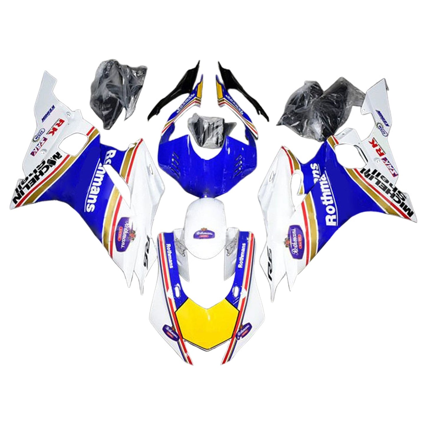 2017-2023 Yamaha YZF-R6 Einspritzverkleidungssatz Karosserie Kunststoff ABS