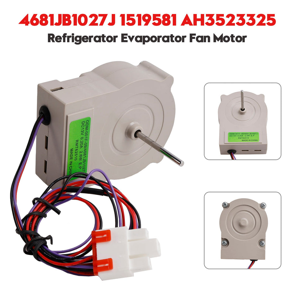 4681JB1027J Kühlschrank-Verdampferlüftermotor für LG 1519581 AH3523325