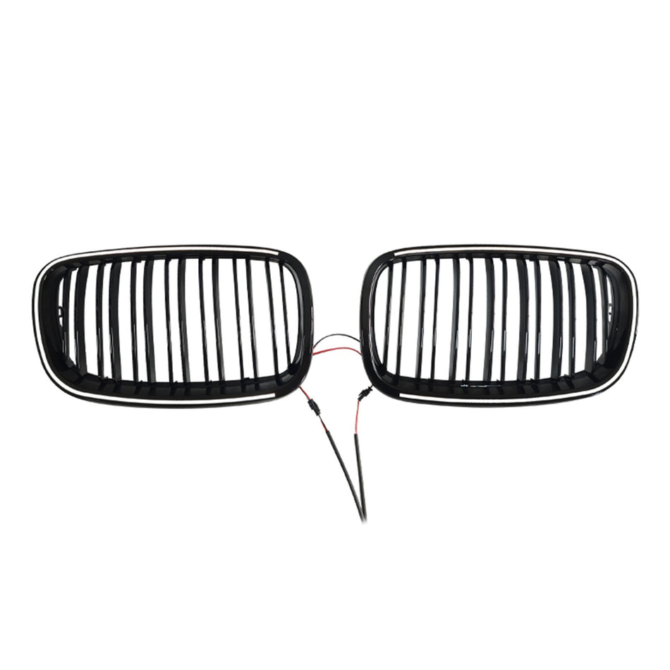 2008-2011 Für BMW X6 Hybrid E72 Frontstoßstange Nierengrill in Hochglanzschwarz 51137157687 51137157688