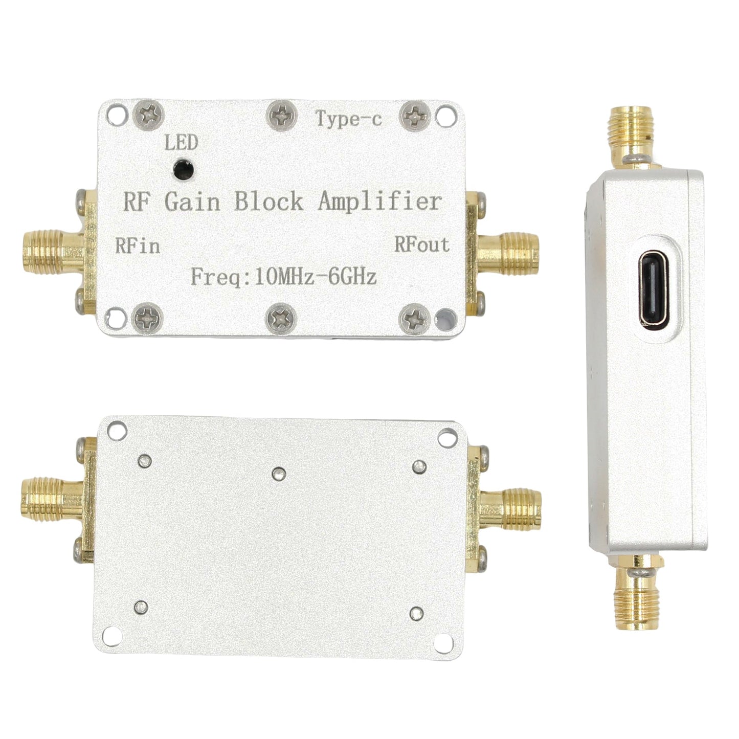 50m-6GHz Radio Frequenz Verst?rker 20dB 30dB High-Gain Front LNA Niedrigen Rauschen Signal