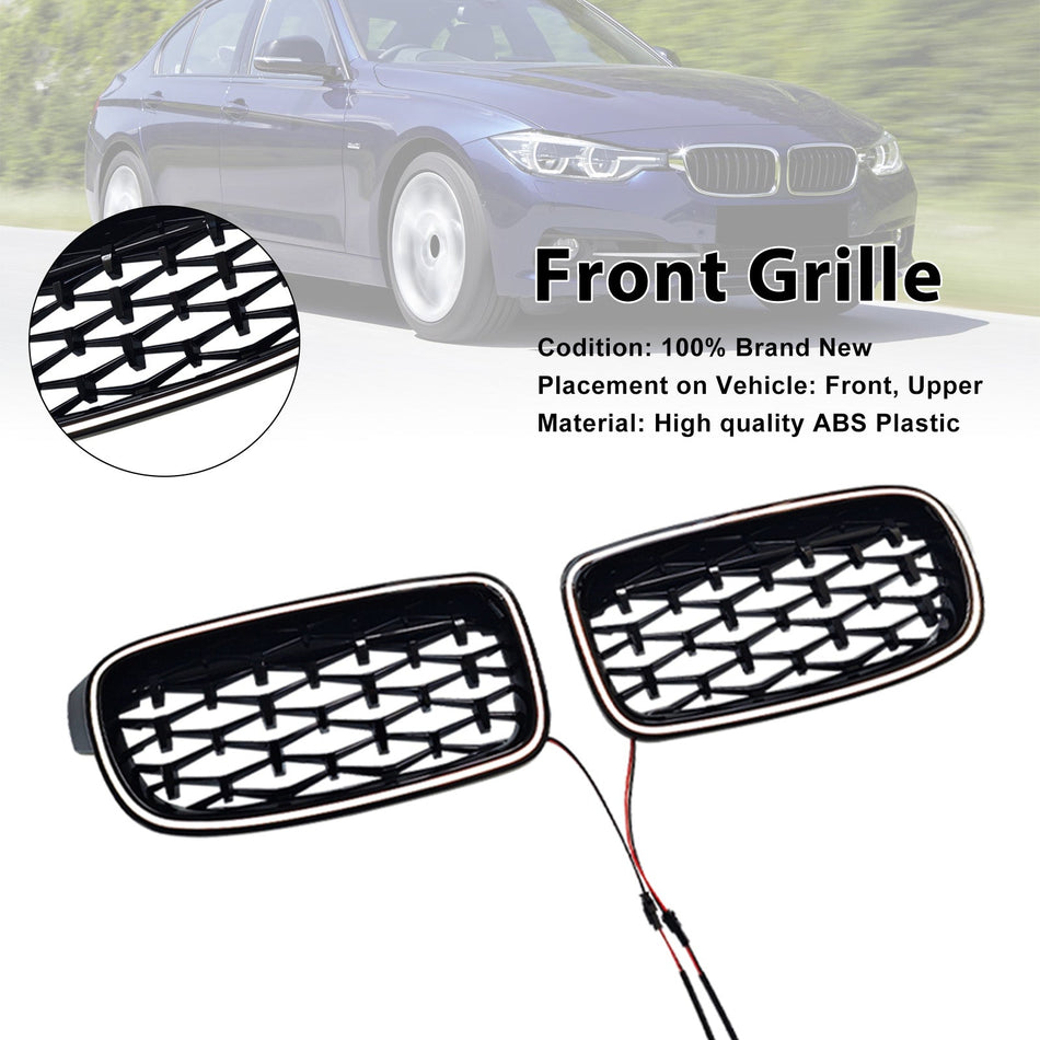 2012-2019 Für BMW 3er F35 Diamant-Frontniere Kühlergrill 51137260497