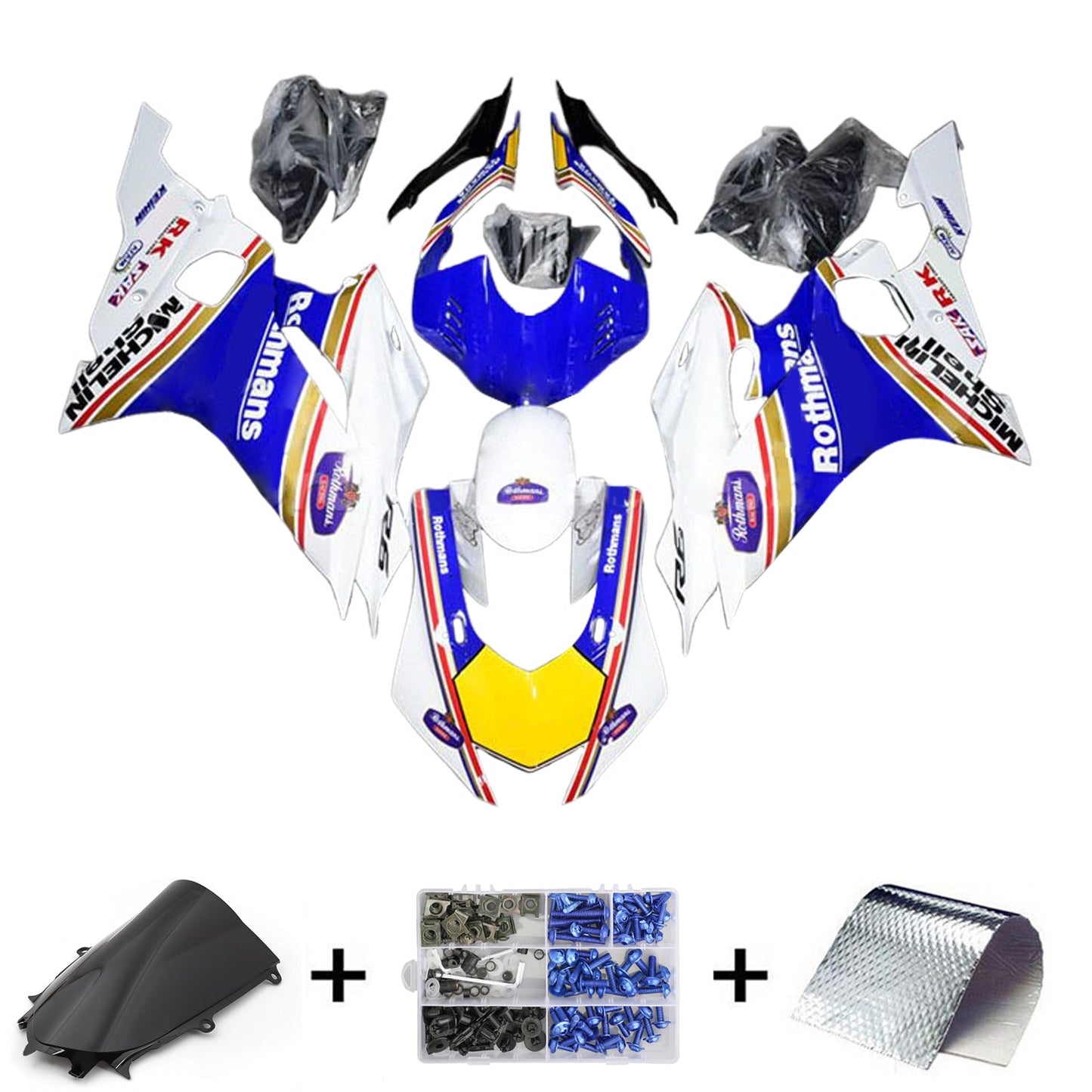 2017-2023 Yamaha YZF-R6 Einspritzverkleidungssatz Karosserie Kunststoff ABS