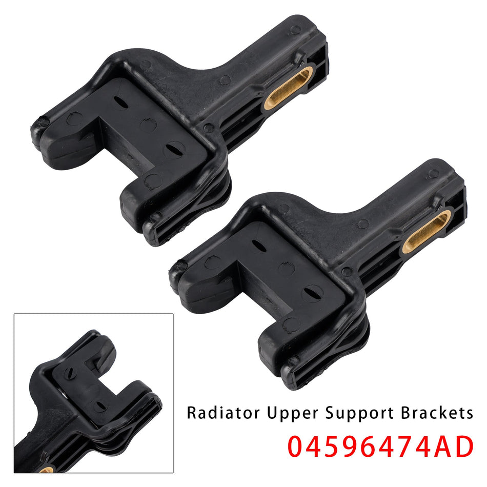 Paar obere Kühlerhalterungen für Dodge Chrysler 04596474AD